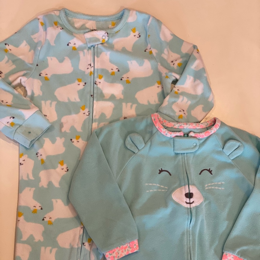 VGUC 3T CARTER’S FLEECE PAJAMAS